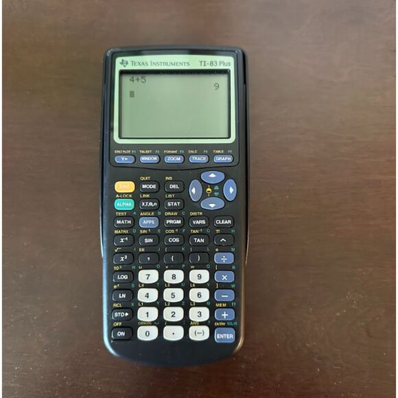 Texas Instruments TI-83 Plus Graphing Calculator w/ Cover Tested & Working - Picture 5 of 5